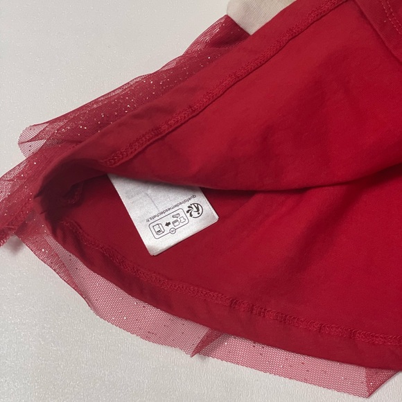 Disney Cream and Glittery Red Minnie Mouse Shirt - Picture 8 of 8